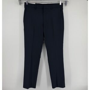 Savane Slim Fit Performance Dress Pant Navy Comfort Waistband Men's size 32W 31L
